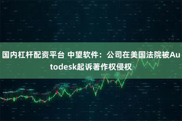 国内杠杆配资平台 中望软件：公司在美国法院被Autodesk起诉著作权侵权