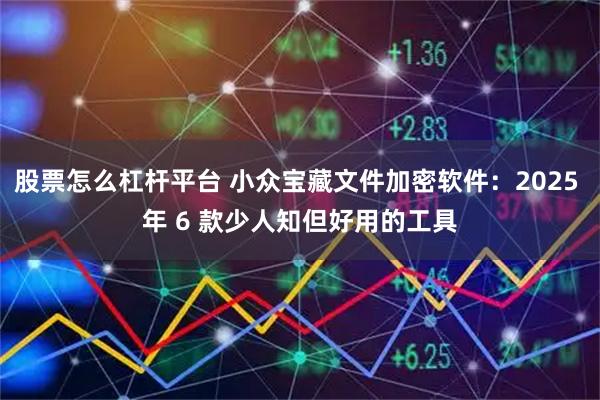 股票怎么杠杆平台 小众宝藏文件加密软件：2025 年 6 款少人知但好用的工具